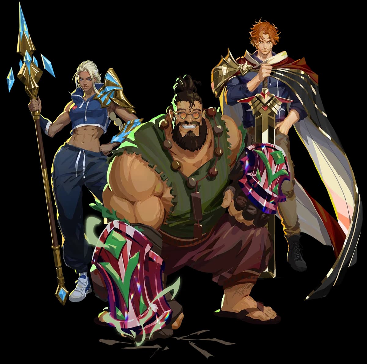 Guildrun tier list guide image showing priority heroes for Demo teams