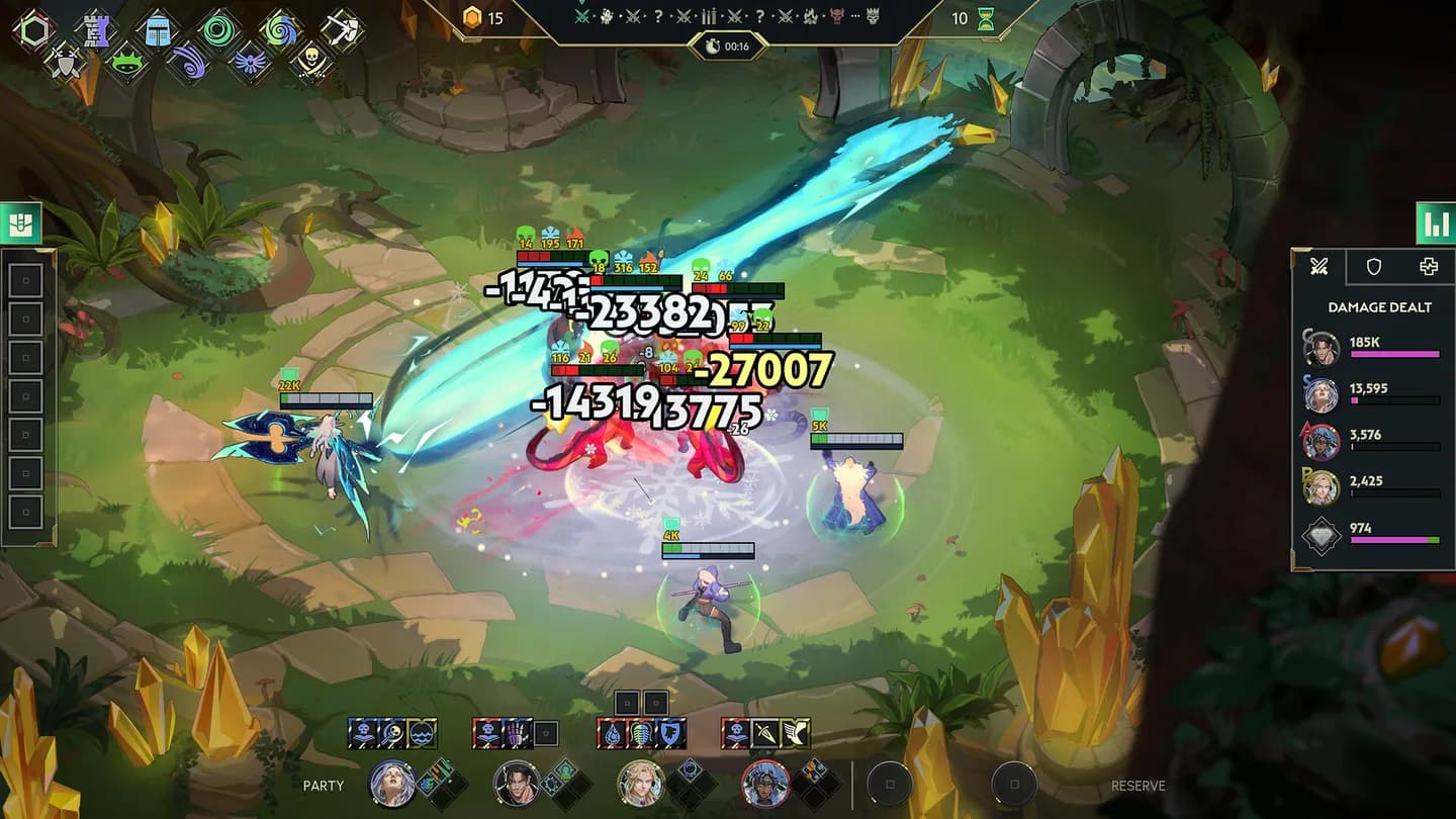 Guildrun Demo battle scene shown on Steam